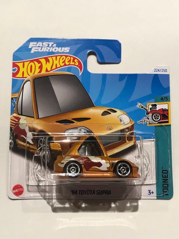 Hot Wheels 94 Toyota Supra 224/250 Small Card - Etsy