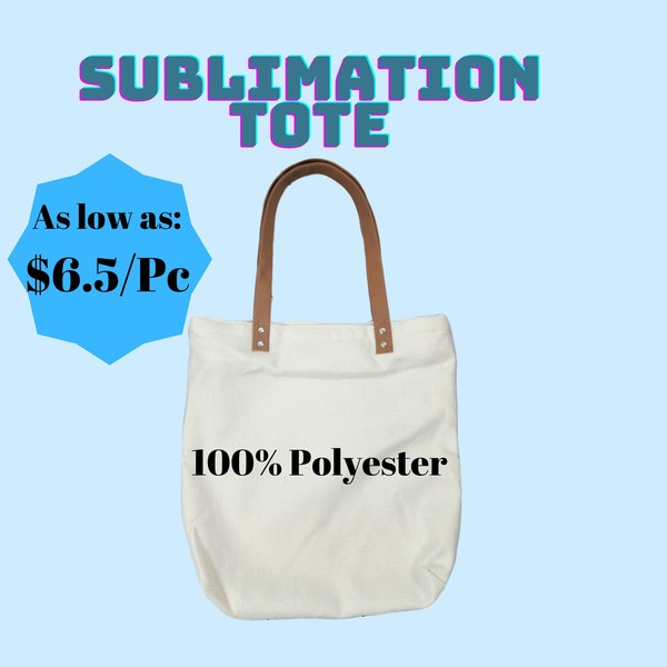 10 pcs or Singles Bulk Sublimation Bags, 100% Polyester Purse for Women , Tote Blanks for Ladies