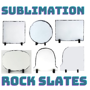 Glossy Rock Slate Blanks , Blank Photo Rock , Sublimation Slate Blank, Wholesale Items