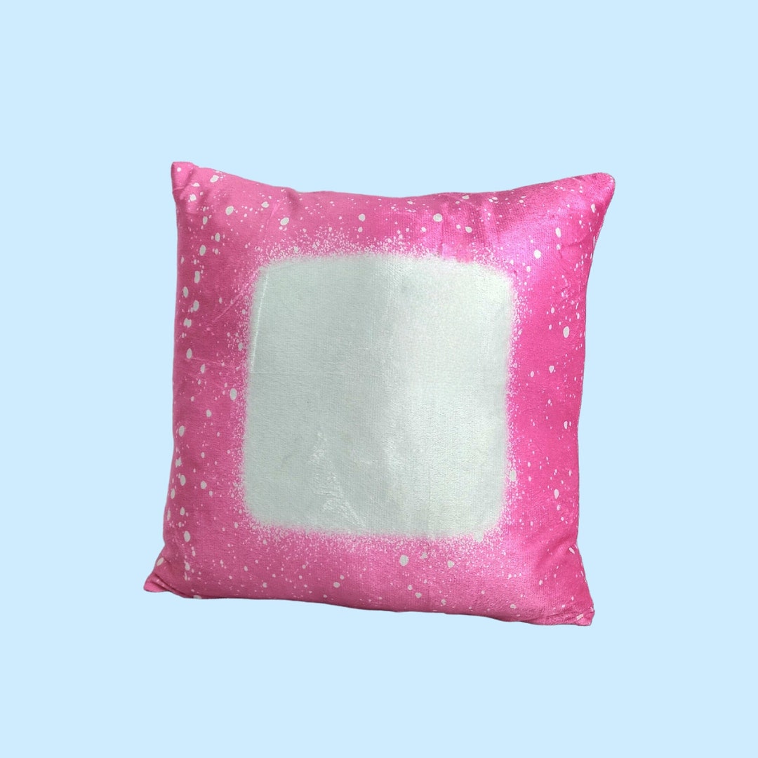 Faux Bleach Pillow Case, 10 Piece Bulk or Singles, Sublimation Pillow