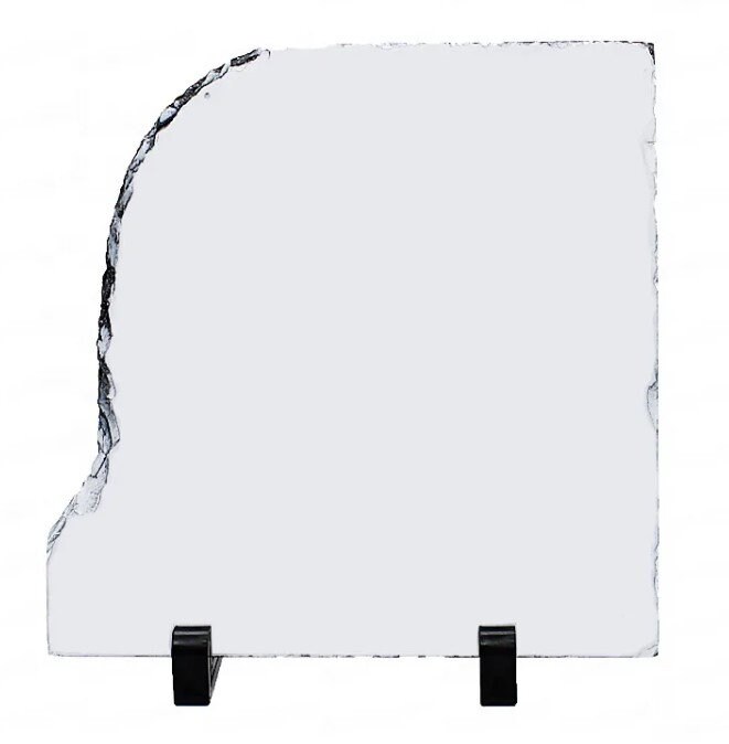 Bundle of 5, Square Photo Rock Slate Blanks, Sublimation Slate, ready to  Personalize, glossy finish