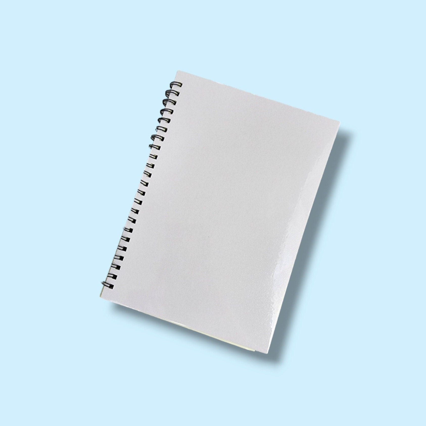 Spiral Notepad with Plastic sublimation cover - A6 – SubliBlanks Limited