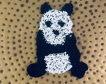 Panda Bear Dish or Wash Cloth