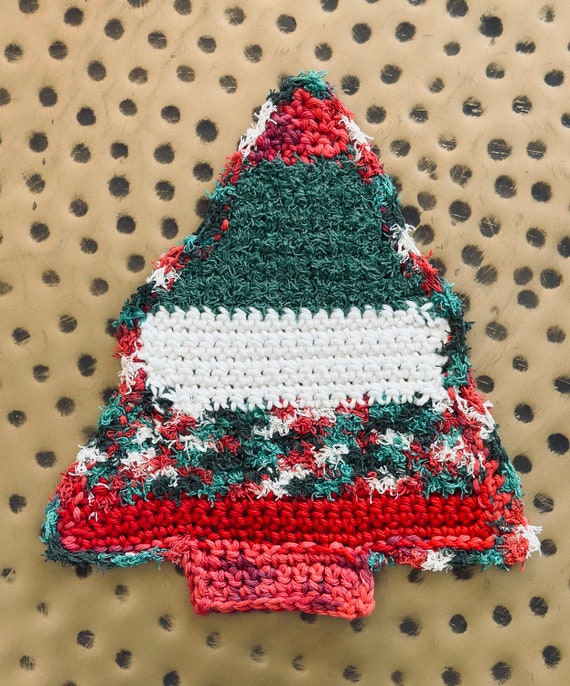 Christmas Tree Dish or Wash Cloth 