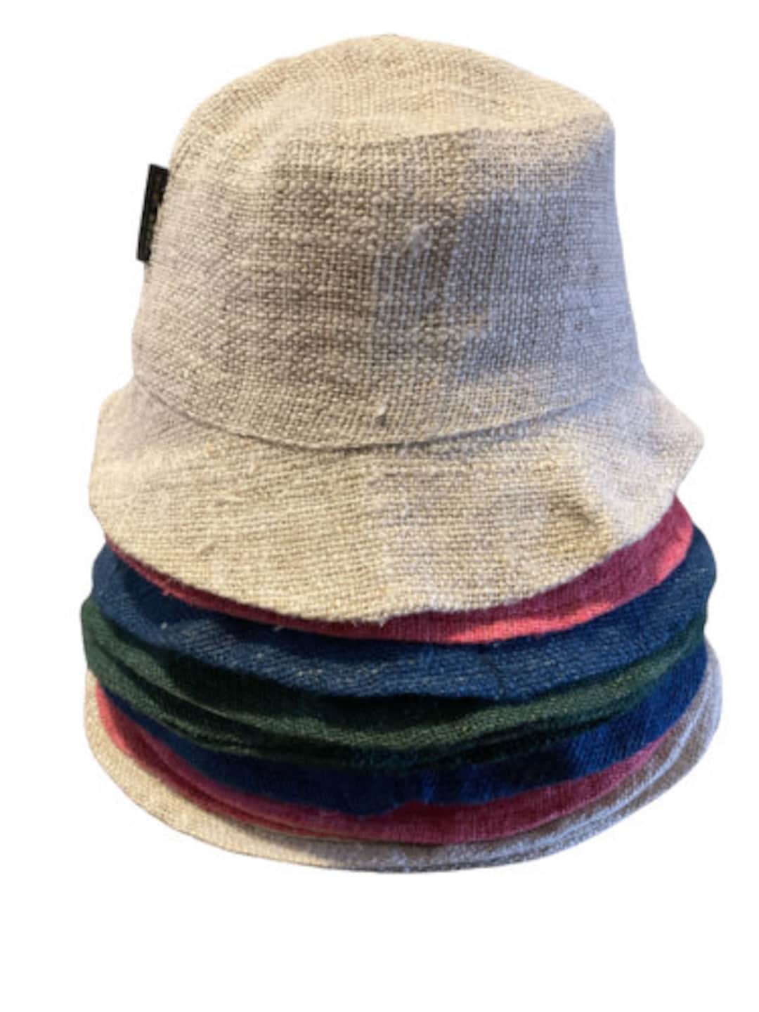 Hemp Manor Nepali Hemp Bucket Hat for Men and Women Unisex Eco