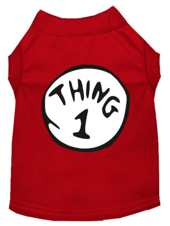 Thing 2 dog hot sale shirt