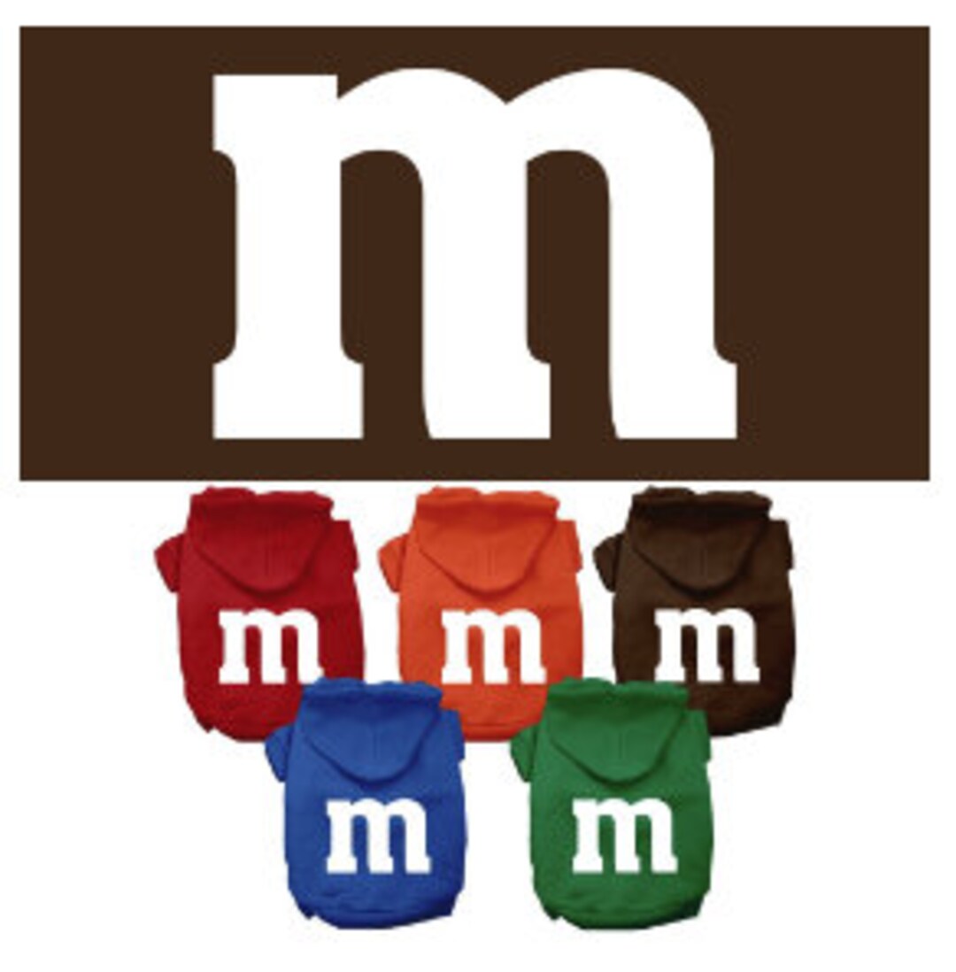 M&M Halloween Dog Hoodie Adorable Costume for Your Pet Etsy