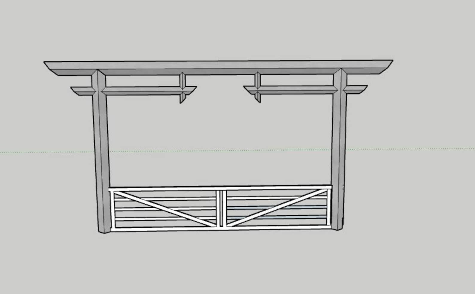 Custom Steel Ranch Arch - Etsy