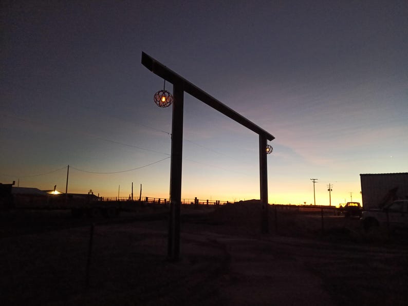 Custom Steel Ranch Arch - Etsy