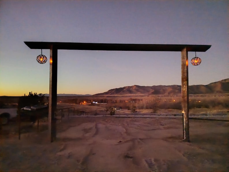 Custom Steel Ranch Arch - Etsy