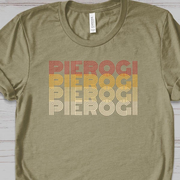 Pierogi Shirt Retro 70s Style Pierogi t shirt, Polish Pierogi shirt, Funny Polish Shirt, Polish Christmas Gifts, Funny Polish Gifts
