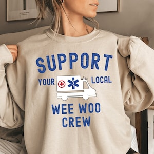 Funny Medic Shirt, EMS Humor Gift, Paramedic Graduation, Healthcare Apparel, Ambulance Crew Group Team Shirts, Hospital Staff Christmas Gift