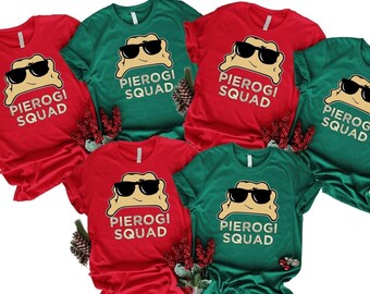 Pierogi Squad T-Shirt, Polish Pierogies Christmas gifts, Holiday gifts for Polish Family, Funny Group Pierogi Shirts, Kids Pierogi Youth Tee