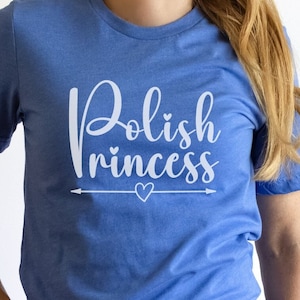 Polish Princess Shirt, Polish Shirt, Polish Womens Shirt, Polish Pride T-Shirt, Gift For Polish Girlfriend, Polish Wife, Polish Christmas