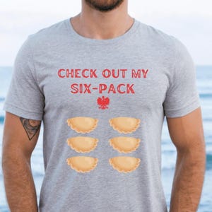 Six Pack Pierogi Shirts, Funny Pierogi Sweatshirts, Pierogi Making Shirt, Vintage Polish Christmas Gifts Men, Dziadzia Birthday Gift T-shirt