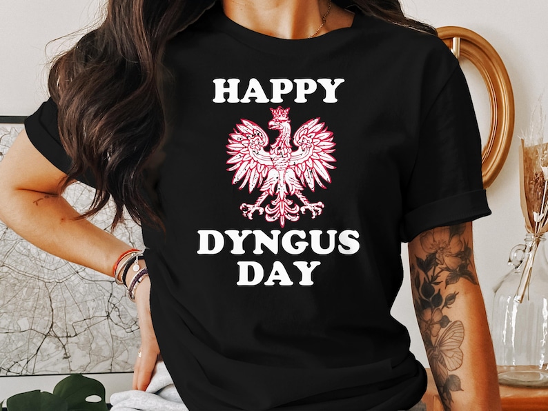 Happy Dyngus Day Shirt Women Polish Gifts Polish Eagle Apparel Retro Polish Clothing Wife Gift for Babcia Gift Ciocia Dyngus Day Sweater Bild 5