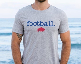 Buffalo Football Tshirt Men, Buffalo Shirt Dad, Father's Day Gift Buffalo Football Sweatshirt, Women's Buffalo Crewneck Sweater Football Tee