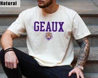 Geaux Game Day Louisiana Baseball Shirt, Vintage Louisiana Baseball Fan Shirt, Collegiate Style Sports Tee for Men, Women