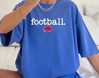 Minimal Buffalo Women’s Shirt, Comfort Colors® Football Tee, WNY Game Day, Unisex Family Gift