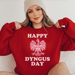 Happy Dyngus Day Shirt Women Polish Gifts Polish Eagle Apparel Retro Polish Clothing Wife Gift for Babcia Gift Ciocia Dyngus Day Sweater Bild 4