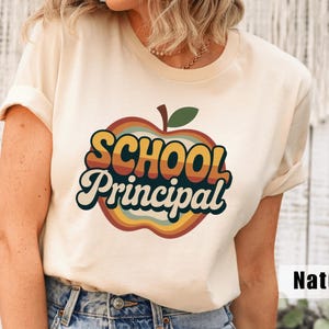 School Principal Tee School Staff Shirt, Back to School Gift, First Day of School Crew Shirts, Matching Group Tees Elementary Middle School