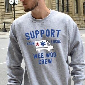 Funny Medic Shirt, EMS Humor Gift, Paramedic Graduation, Healthcare Apparel, Ambulance Crew Group Team Shirts, Hospital Staff Christmas Gift