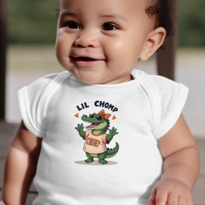 Florida Shirt Baby Gator Bodysuit, Vintage University Chomp Shirts, Game Day Apparel, FL Gator Shirt Youth, Girls, Kids, Toddler, Baby Gift
