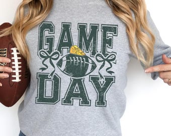 Green Bay Football Game Day Sweatshirt: Vintage Style Fan Apparel