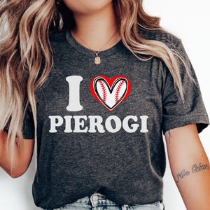 Funny Pittsburgh Pierogi Baseball Shirt Women, PGH Shirts Men, Western PA Apparel Gift, Pgh Crewneck, Pittsburgh Pierogies Race Sweatshirts