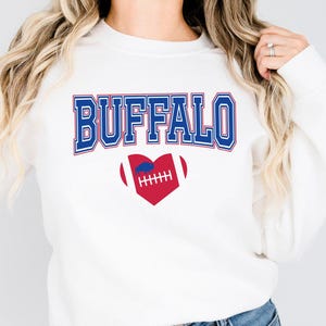 Vintage Buffalo Football Sweatshirt, Buffalo Shirt Women, Buffalo Crewneck Sweatshirts Men, Buffalo Football Sweater Kids, Buffalo Fan Shirt