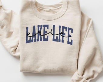 Lake Life Shirt Lake Erie Sweatshirt, The Great Lakes Sweater, Lake Erie T-Shirt, Great Lakes Women,  Great Lakes Shirts Gift Men's Clothing