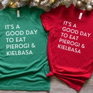 Christmas Couples Shirts Pierogi, Holiday Matching Tees, His & Hers Christmas Shirt, Funny X-mas T-Shirts, Funny Couples Shirt, Polish Gifts