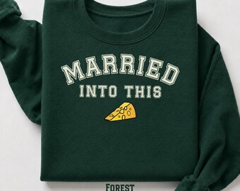 Green Bay Married Sweatshirt, Retro Game Day Shirt, Wisconsin Cheese Gifts for Football Fan