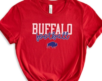 Buffalo Football Shirt, Womens Game Day Tee, Buffalo NY Apparel