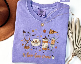 Boo Boo Crew Comfort Colors® T-Shirt, Halloween Nurse Doctor Medical Staff Spooky Tee, Healthcare Worker Gift Idea