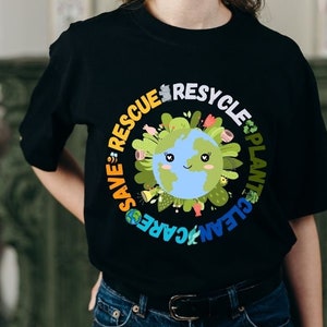 Pacote PNG e SVG do Dia da Terra - Download digital ecológico para Cricut, pôsteres, camisetas, artesanato - Design do Planeta Terra