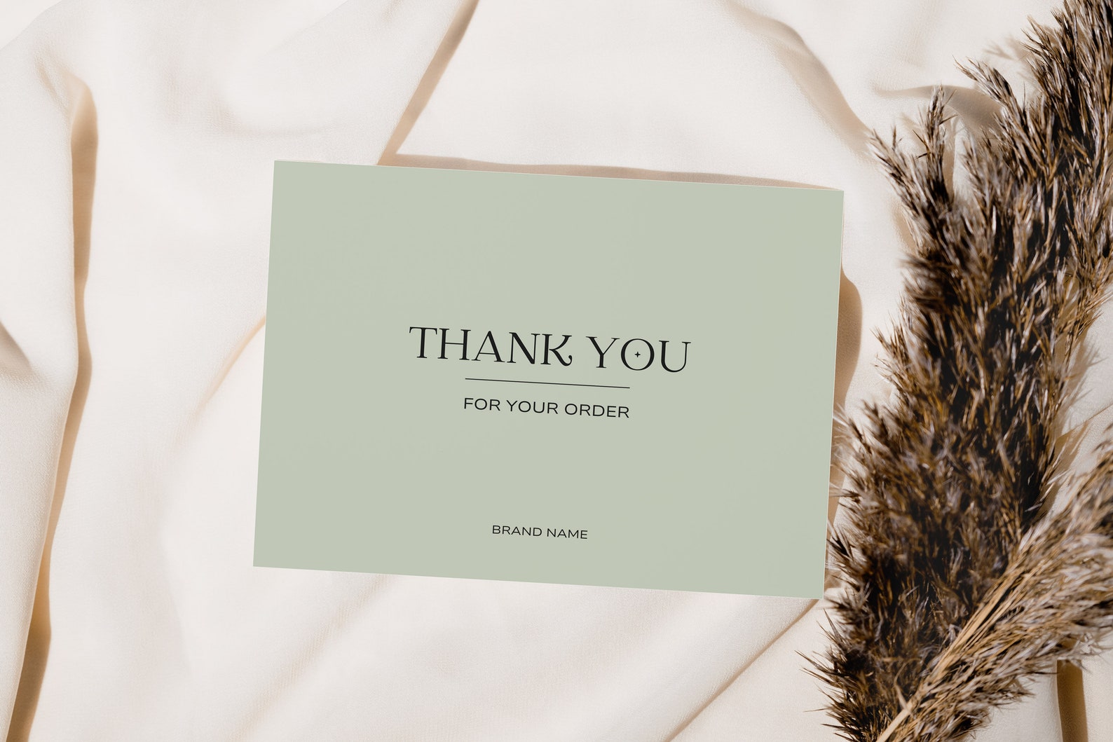 Modern Business Thank You Card Canva Template, Elegant Thank You ...
