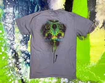 Trippy Fractal T-shirt Size Medium - American Apparel