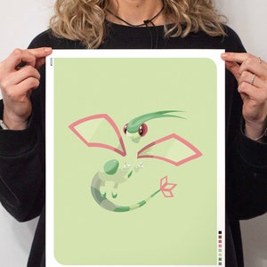 Pokémon-poster | Gen 03 | 0330 - Flygon