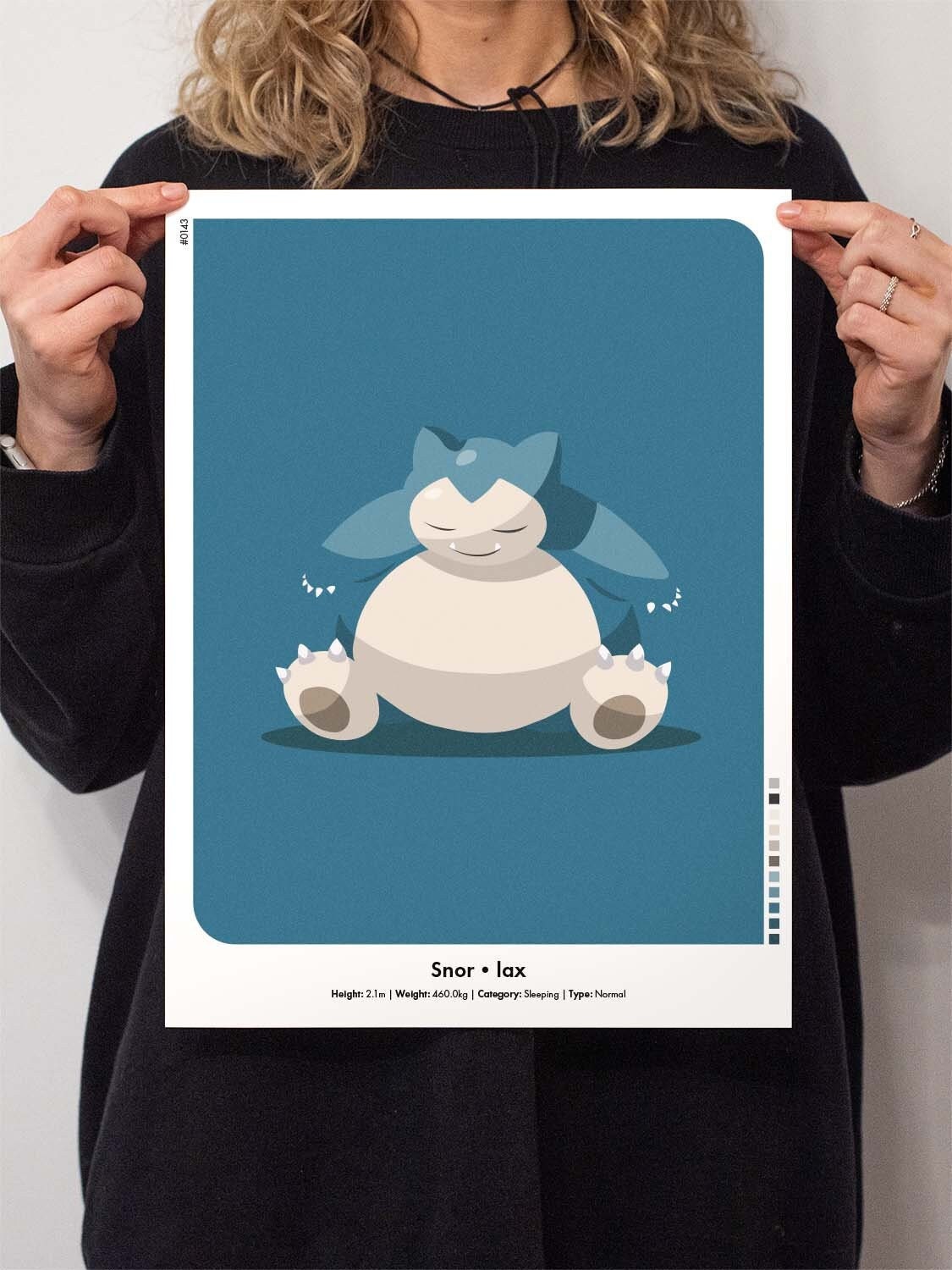 Snorlax Sleeping Shadow Box With Gengar Birthday Pokemon Gift