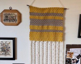 Yellow Woven Wall Hanging