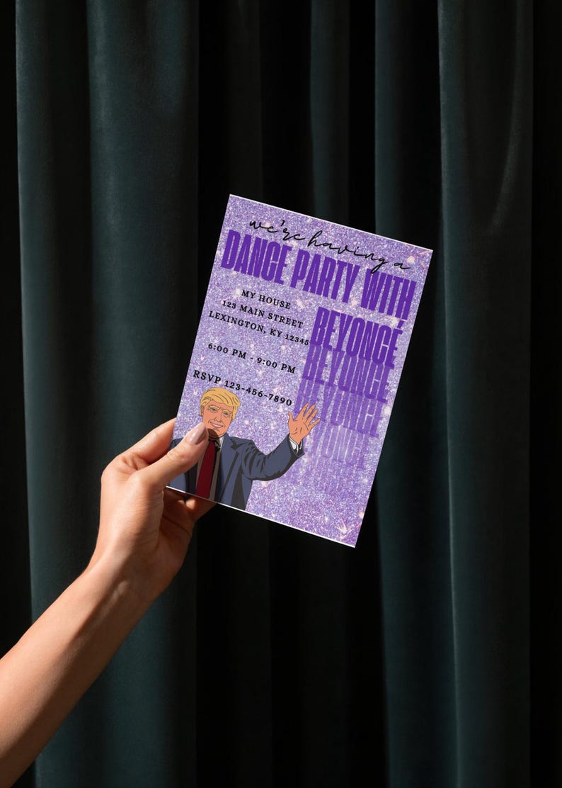 Dance Party Invitation - Etsy
