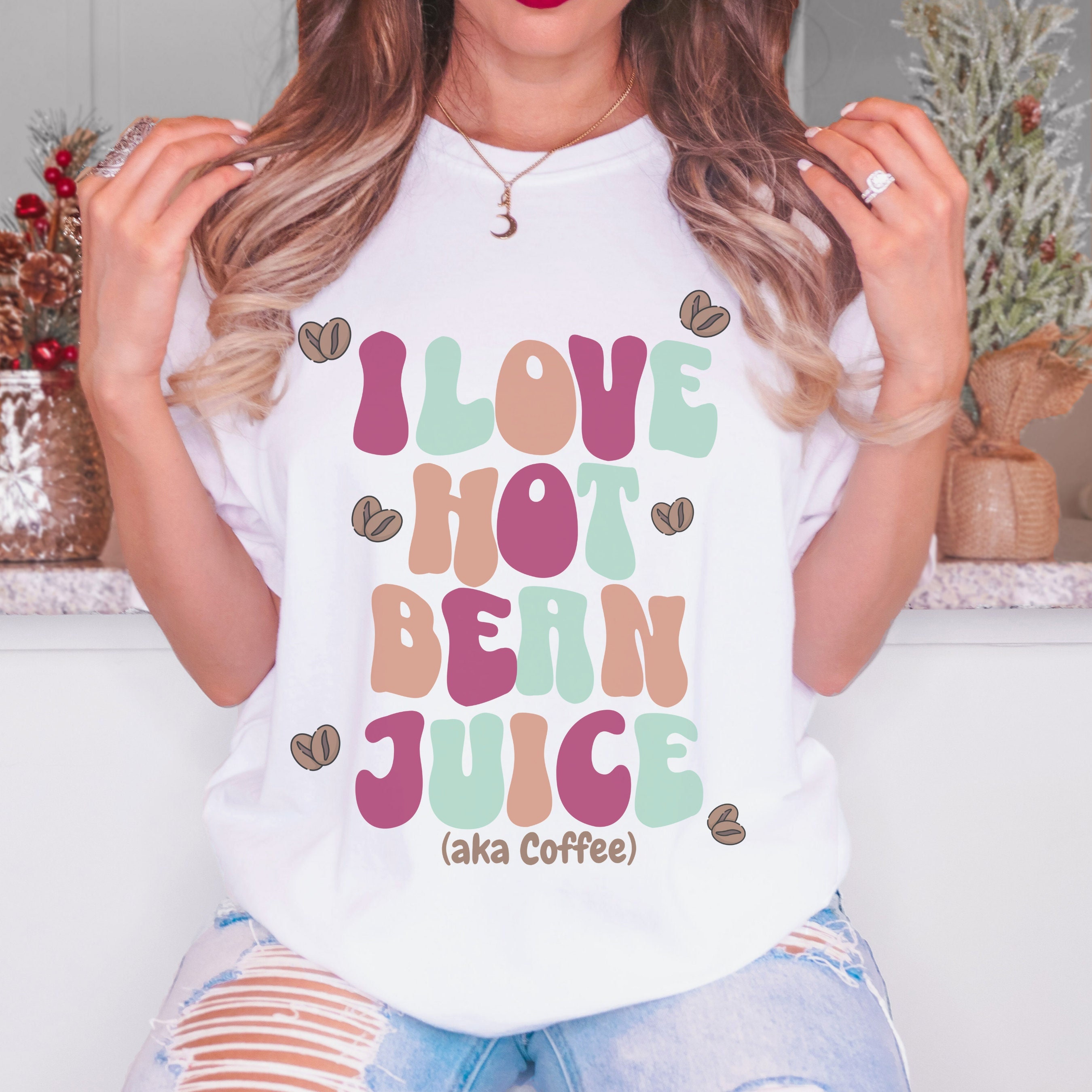 Coffee Lover i Love Hot Bean Juice Comfort Colors Etsy