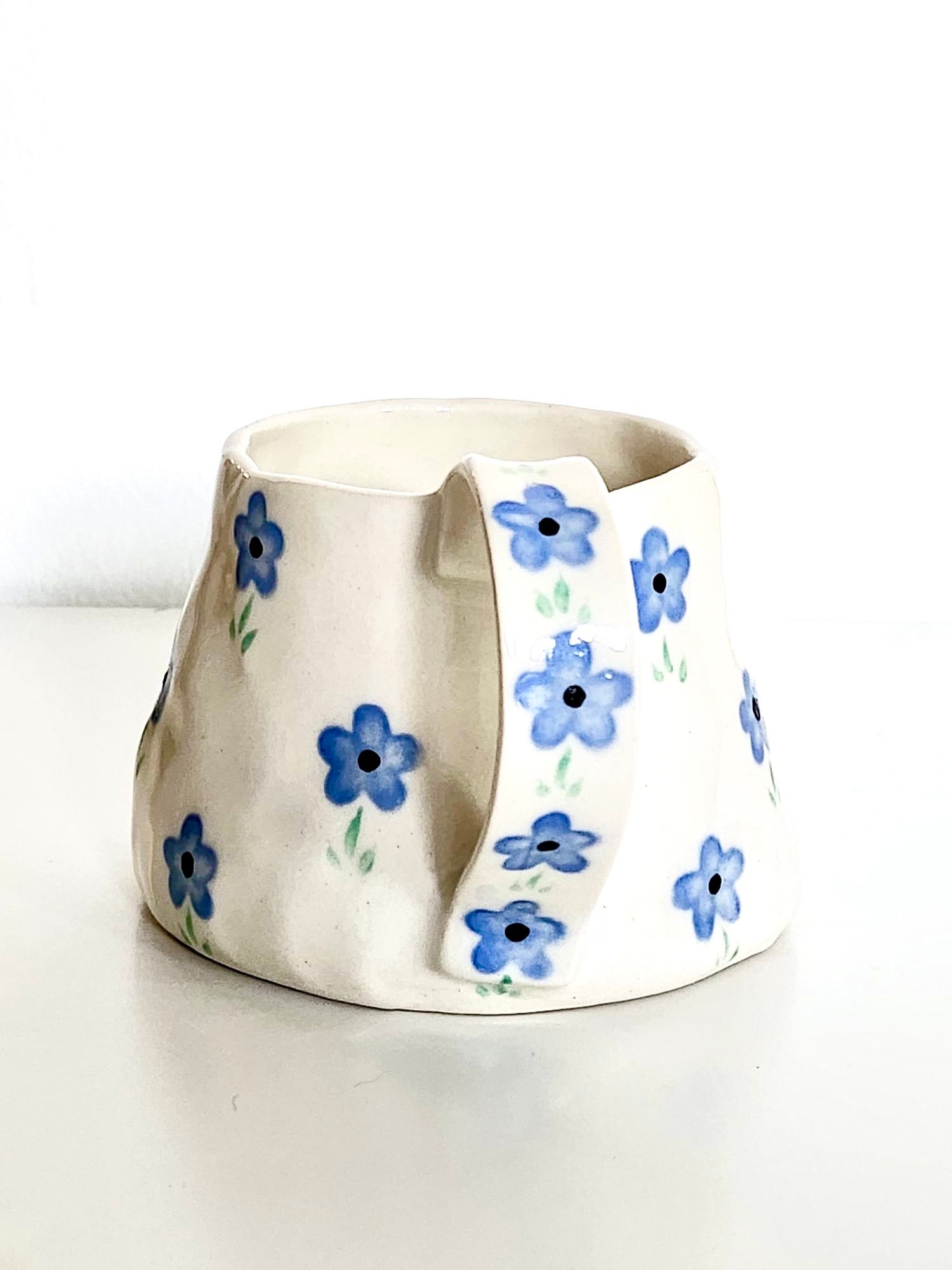 Periwinkle Flower — Handmade Ceramic Mug | Hand Painted Dainty | Gift ...