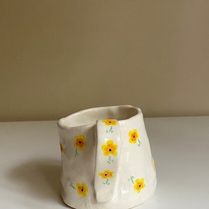 Autumn Mug | Dainty |handmade Ceramic Hand Painted | Orange & Yellow ...