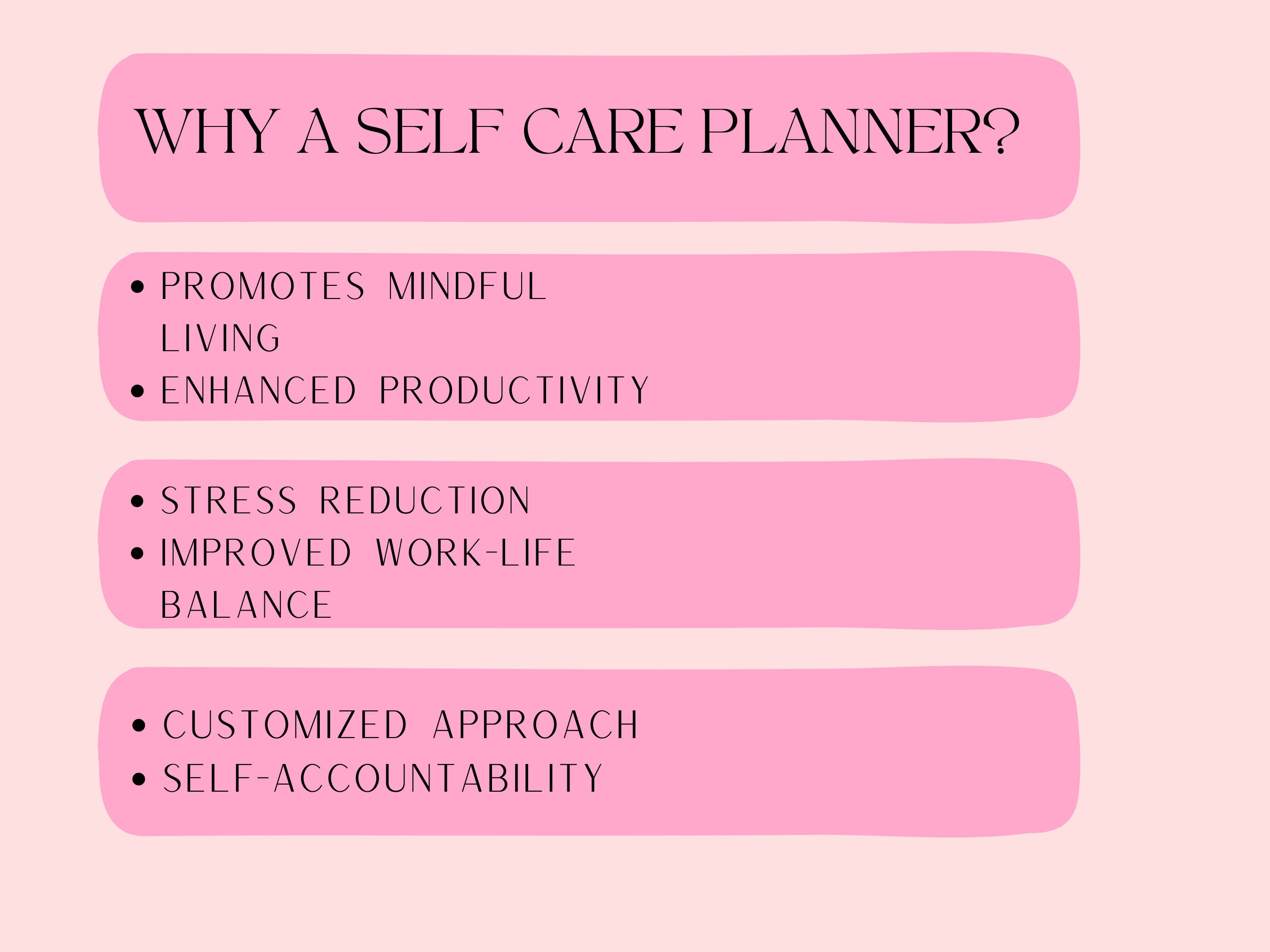 SELF CARE PLANNER Digital Planner Goodnotes Planner iPad Planner Daily ...