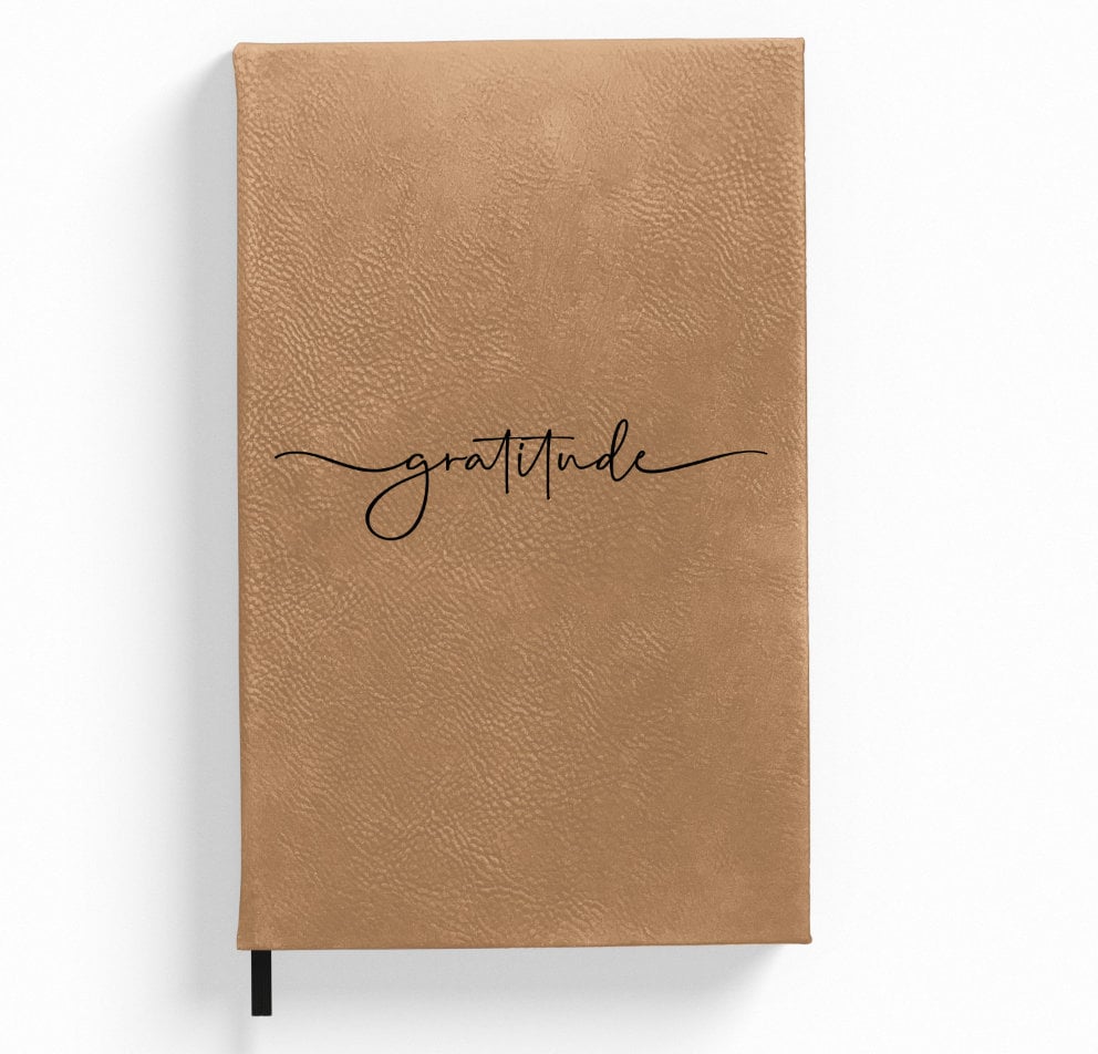 Gratitude Journal, Personalized Gratitude Journal, Leather Journal ...
