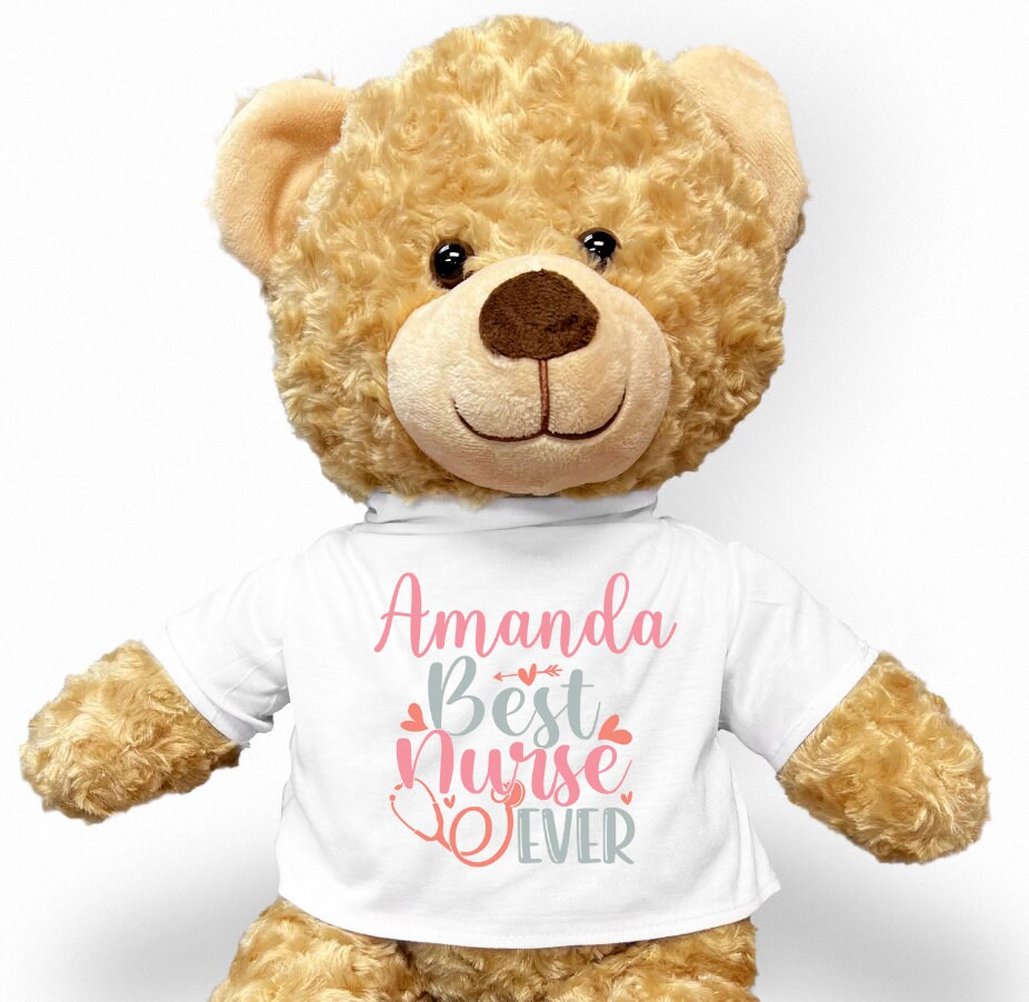 Personalized Teddy Bear With Photo & Custom Text...