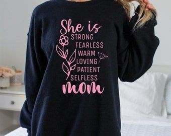 She Is Strong Sweatshirt, Religious Shirt, Proverbs 31:25 Shirt, Christian Shirts, Inspirational Shirt, Strong Women, Gift for Mom