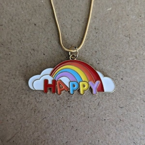 Happy Rainbow Necklace - Pride Collection